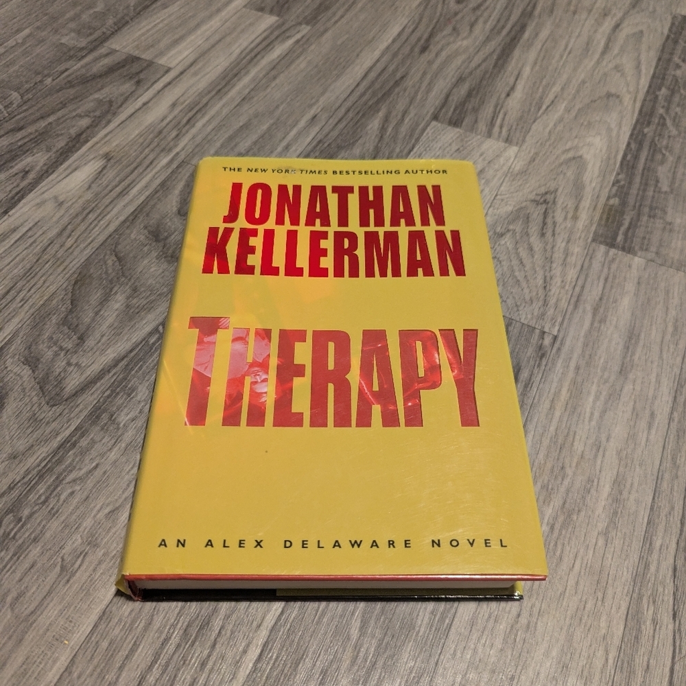 Jonathan Kellerman 'Therapy' Hardcover Book, An Alex Delaware Novel